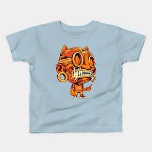 Character ice Yellow 💀 Kids T-Shirt